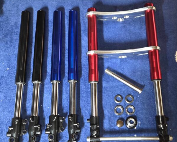 Complete front suspension kit (Red)