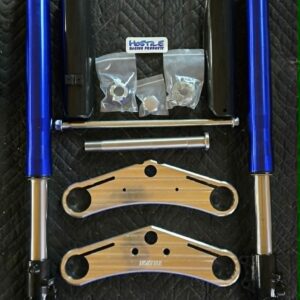 Complete front suspension kit (Blue)